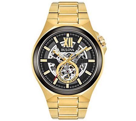 Bulova Men's Automatic Goldtone Bracelet Watch
