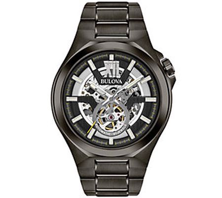 Bulova Men's Automatic Gunmetal Bracelet Watch