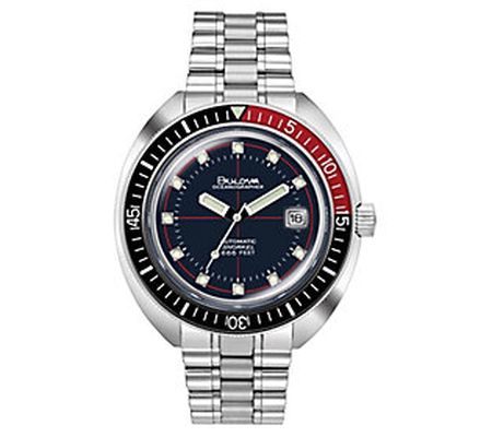 Bulova Men's Automatic Oceanographer Stainless Steel Watch