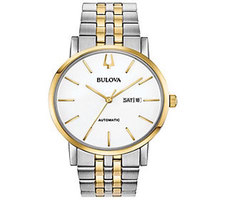 Bulova Men's Classic Automatic Two-Tone Bracele t Watch
