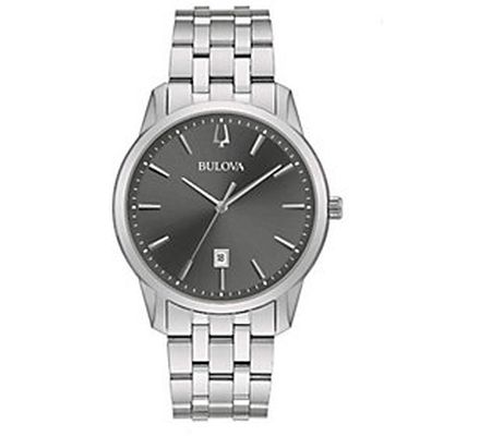 Bulova Men's Classic Stainless Steel Bracelet W atch