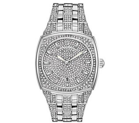 Bulova Men's Crystal Bracelet Watch