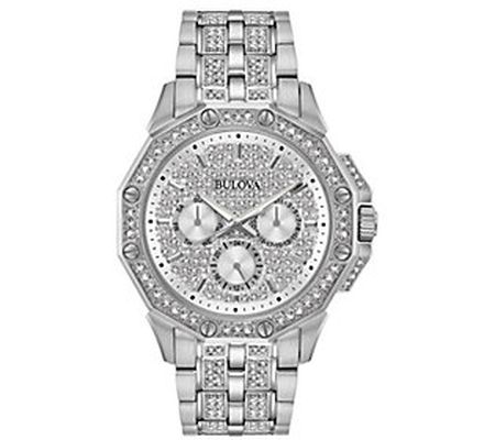 Bulova Men's Multi-Function Crystal Watch