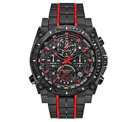 Bulova Men's Precisionist Black Chronograph Wat ch