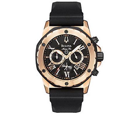 Bulova Men's Rose Goldtone CaseWatch w/Calendar Function