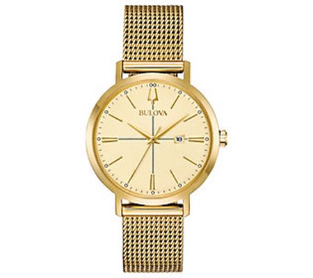 Bulova Women's Goldtone AeroJet Dress Bracelet Watch