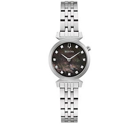 Bulova Women's Stainless Steel Diamond Accent W atch