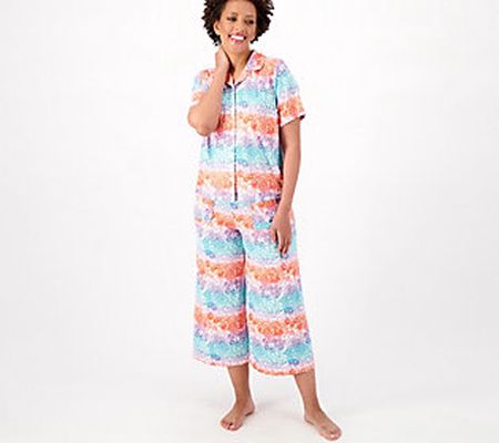 Bumblebella Petite Dreamy Jersey Notch Collar & Pant Pajama
