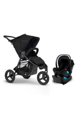 Bumbleride Indie Twin Stroller & Clek Liing Infant Travel System Car Seat Set in Black