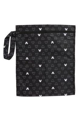 Bumkins x Disney Mickey Mouse Wet Bag in Black/White
