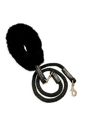 Bundle Shearling Fur Grip & Rope Leash