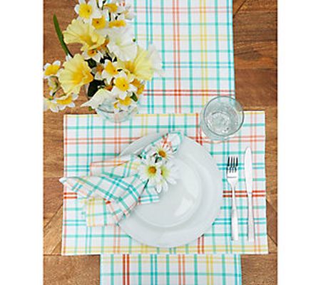 Bunny Trail Plaid Placemat, Set of 6 by Valerie
