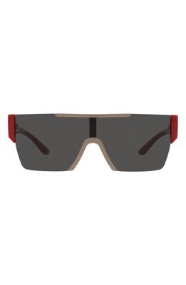 burberry 38mm Shield Sunglasses in Beige