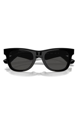 burberry 50mm Square Sunglasses in Black