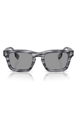 burberry 51mm Rectangular Sunglasses in Grey