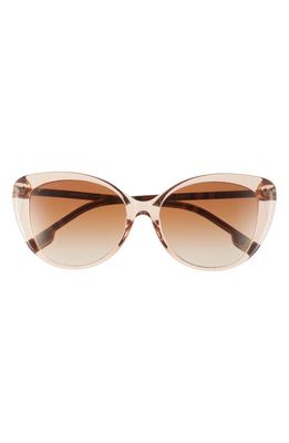 burberry 54mm Cat Eye Sunglasses in Peach