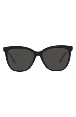 burberry 56mm Square Sunglasses in Dark Grey