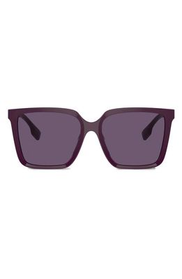 burberry 57mm Square Sunglasses in Violet