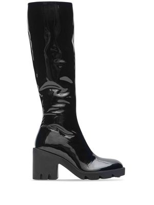 Burberry 65mm patent leather boots - Black