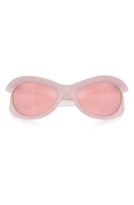 burberry 66mm Oversize Irregular Sunglasses in Pink