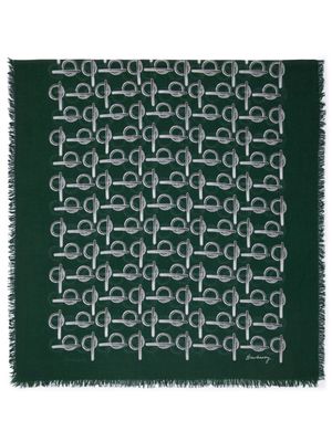 Burberry B-print wool scarf - Green