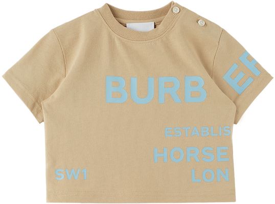 Burberry Baby Beige Horseferry T-Shirt
