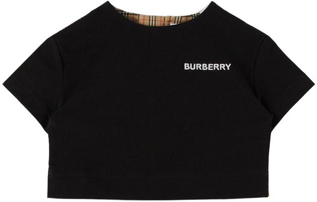 Burberry Baby Black Logo T-Shirt