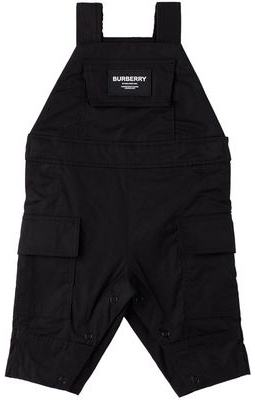 Burberry Baby Black Marvin Overalls