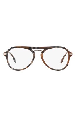 burberry Bailey 53mm Pilot Optical Glasses in Brown