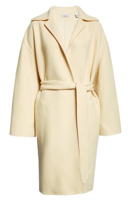 burberry Belted Cashmere Coat in Daffodil