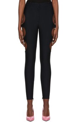 Burberry Black Nylon Leggings