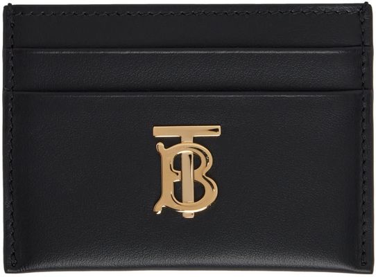 Burberry Black TB Card Holder