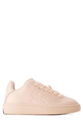 Burberry Box Equestrian Knight Embossed Sneakers