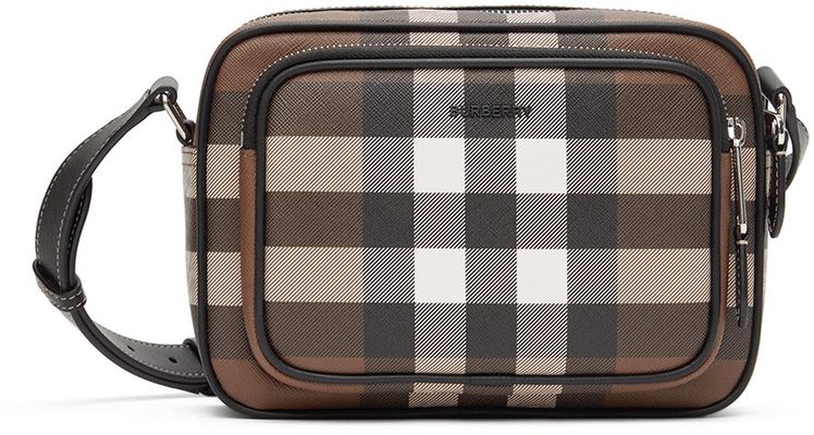 Burberry Brown Check Crossbody Bag