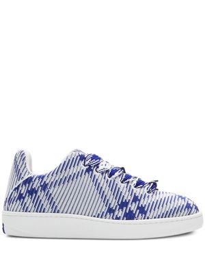 Burberry Bubble check-print sneakers - Blue