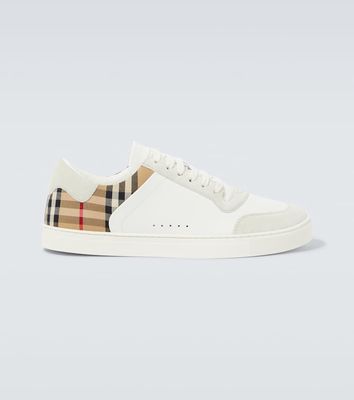 Burberry Burberry Check leather sneakers