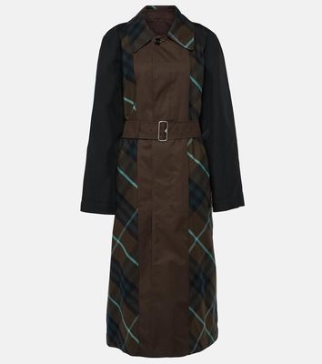 Burberry Burberry Check reversible trench coat