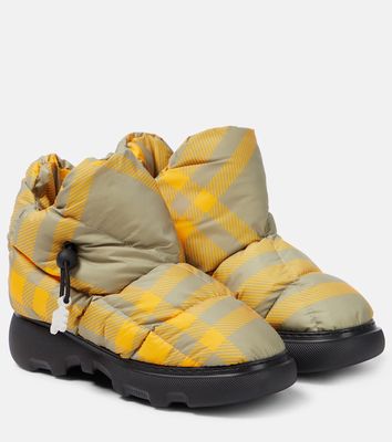 Burberry Burberry Check snow boots