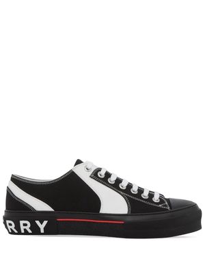 Burberry canvas low-top sneakers - Black