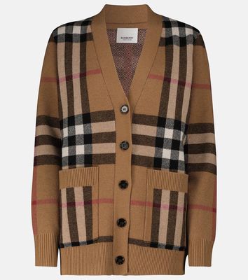 Burberry Cashmere and wool knit cardigan