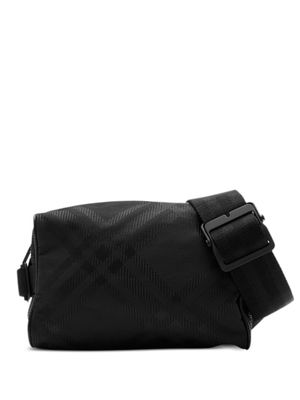 Burberry check-jacquard belt bag - Black