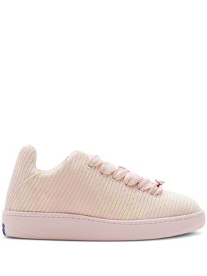 Burberry Check Knit Box sneakers - Pink
