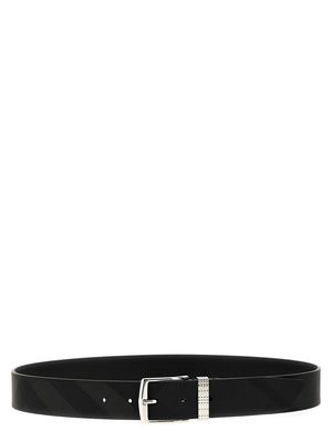 Burberry Check Leather Belt