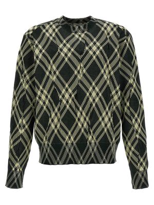 Burberry Check Ruffled Mesh