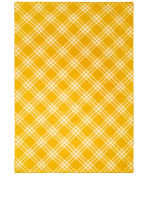 Burberry check wool blanket - Yellow