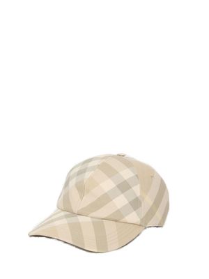 Burberry Checked Baseball Hat