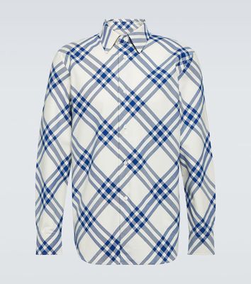 Burberry Checked cotton flannel shirt