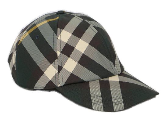 Burberry Checked Curved-peak Baseball Cap