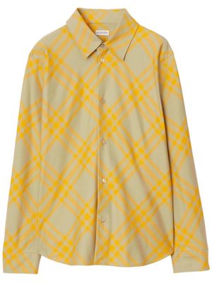 Burberry checked flannel shirt - Neutrals