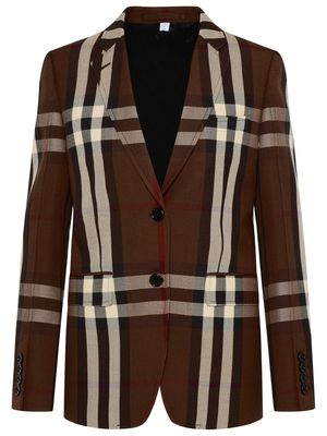 Burberry Checked Tailored Blazer